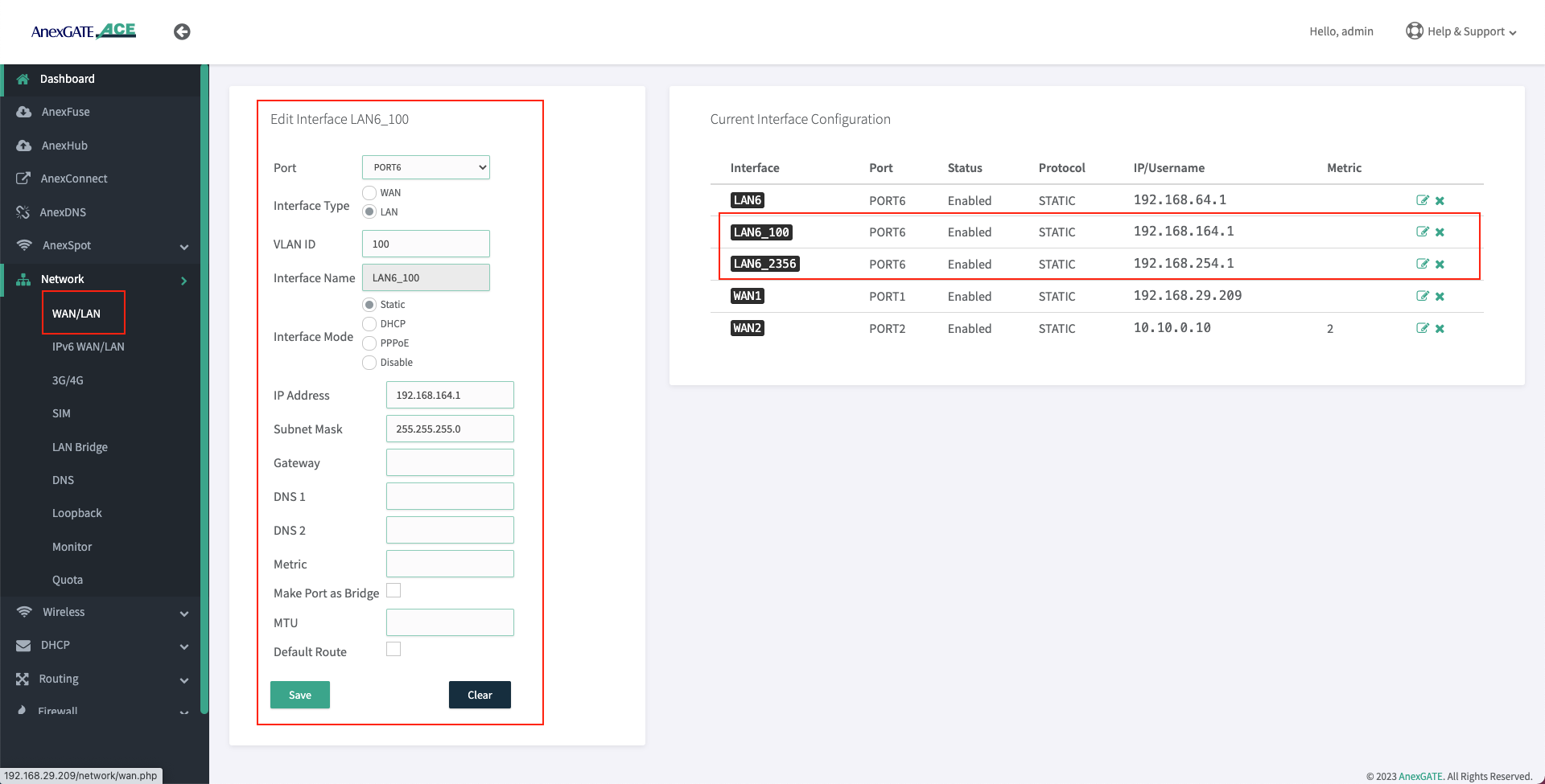 ACE AnexSPOT Router | AnexGate Product Knowledge Base
