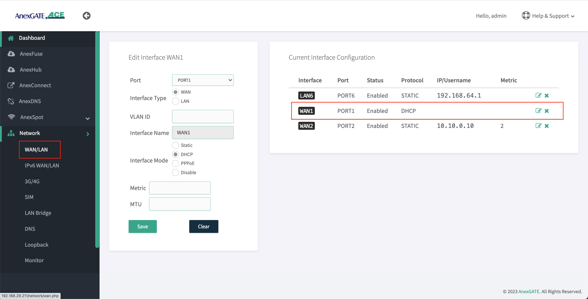 ACE AnexSPOT Router | AnexGate Product Knowledge Base