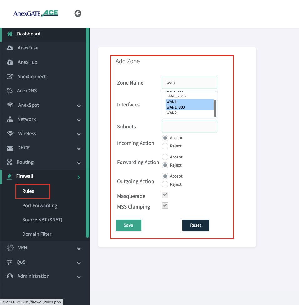 ACE AnexSPOT Router | AnexGate Product Knowledge Base